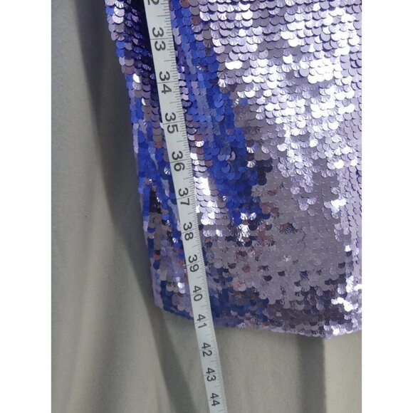 ST. JOHN Womens 0 Scales Dress Sheath Lilac Evening NWT - Picture 6 of 11